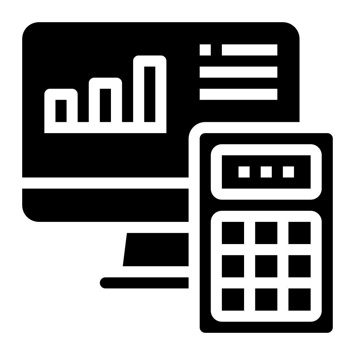 financial analytics icon