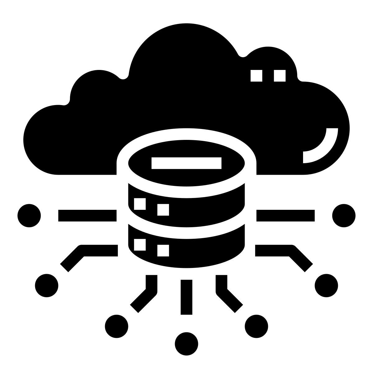 cloud data center icon