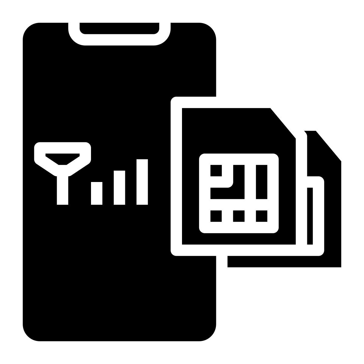 dual sim card icon