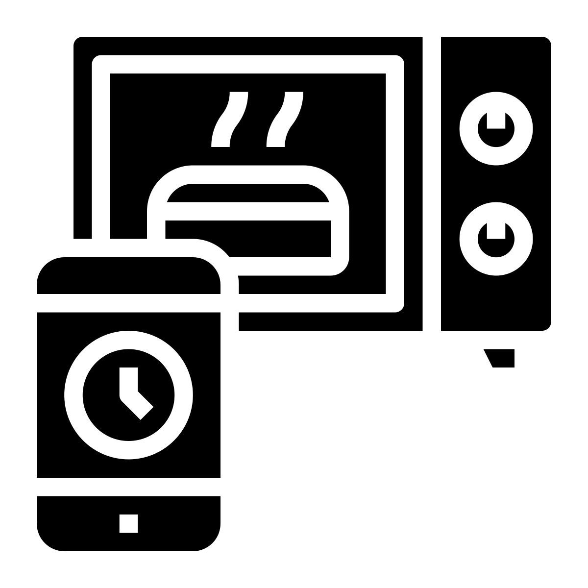 smart microwave icon