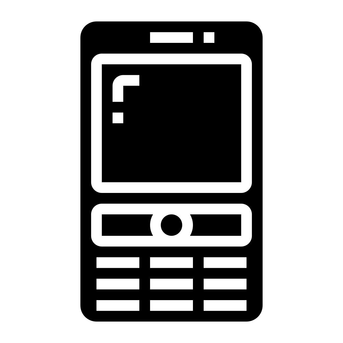 old mobile phone icon