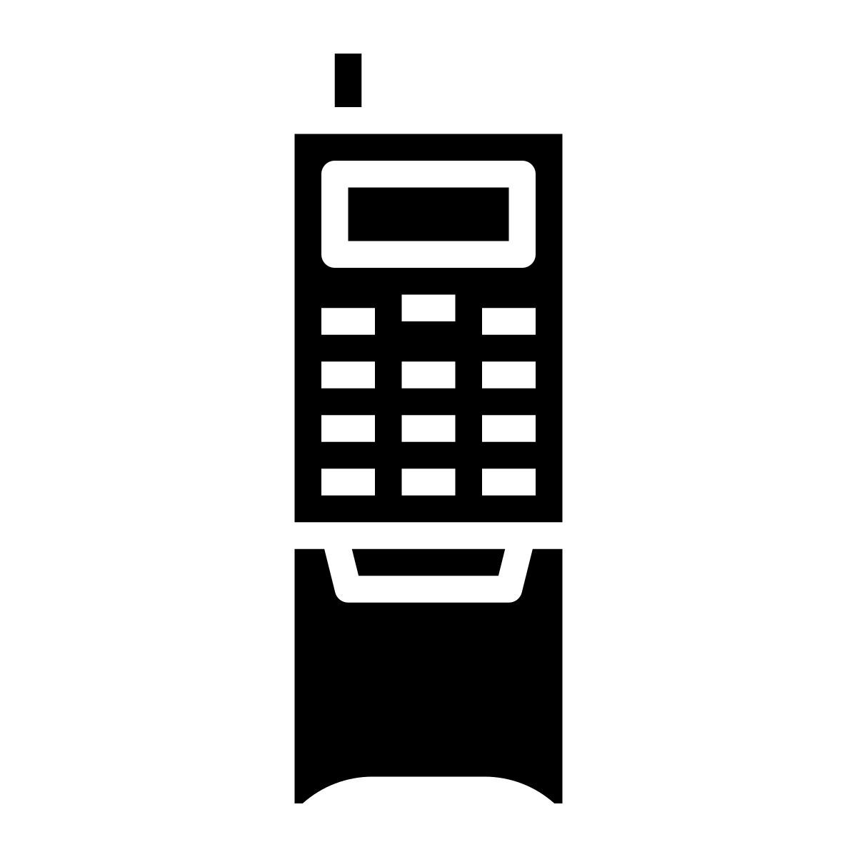 old mobile phone icon