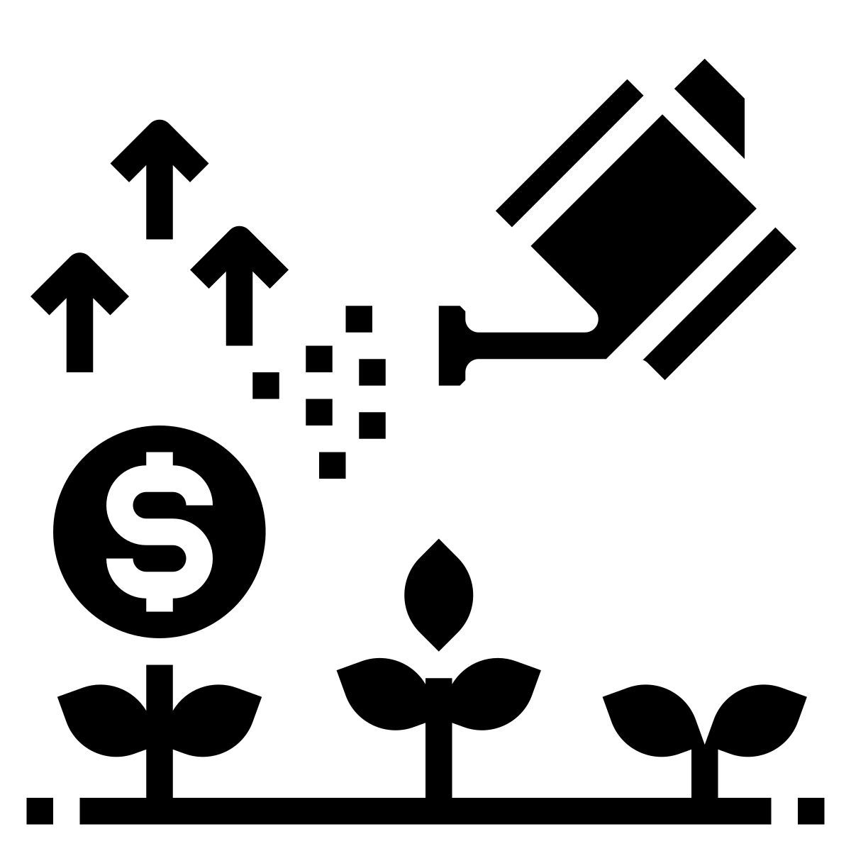 financial growth icon