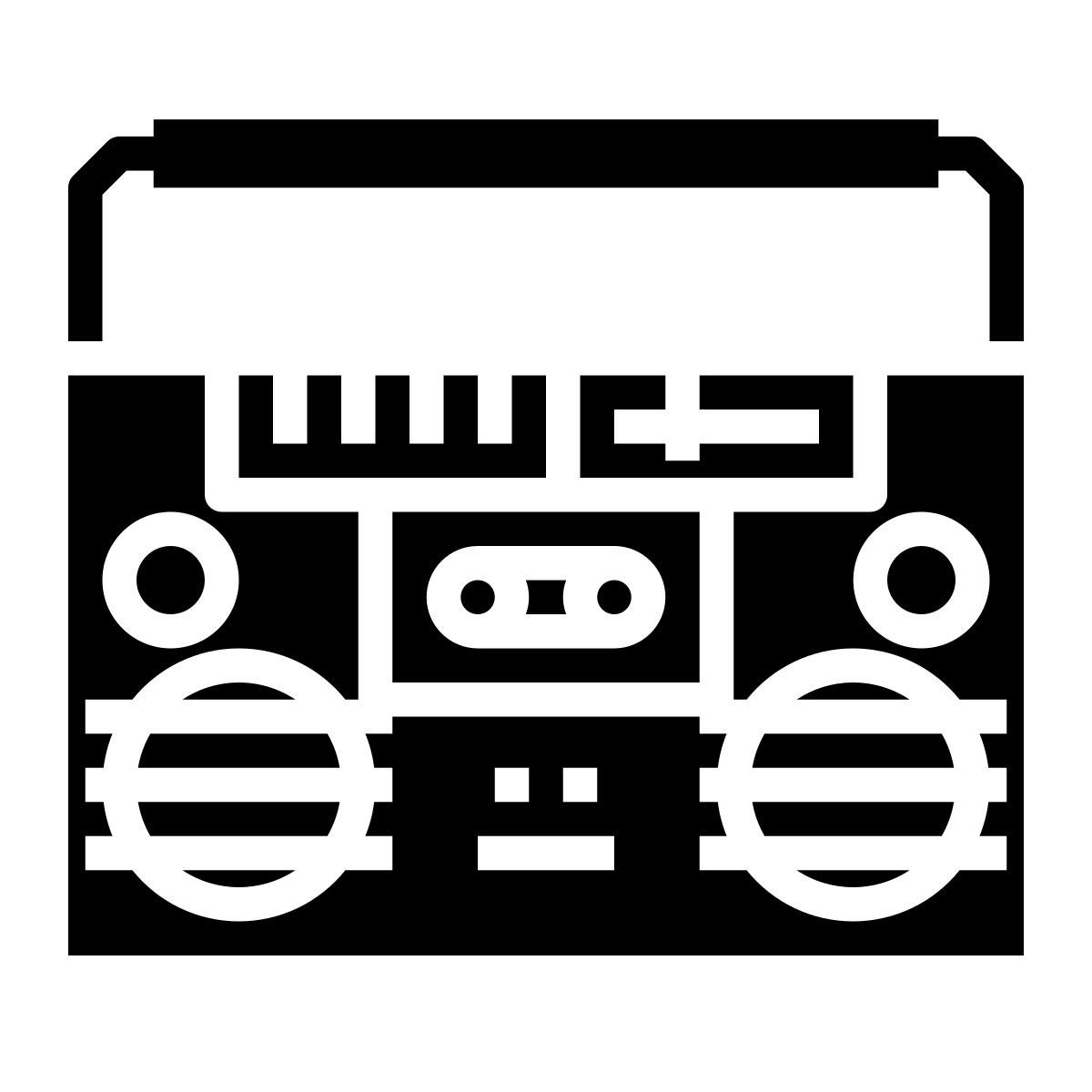 radio cassette icon