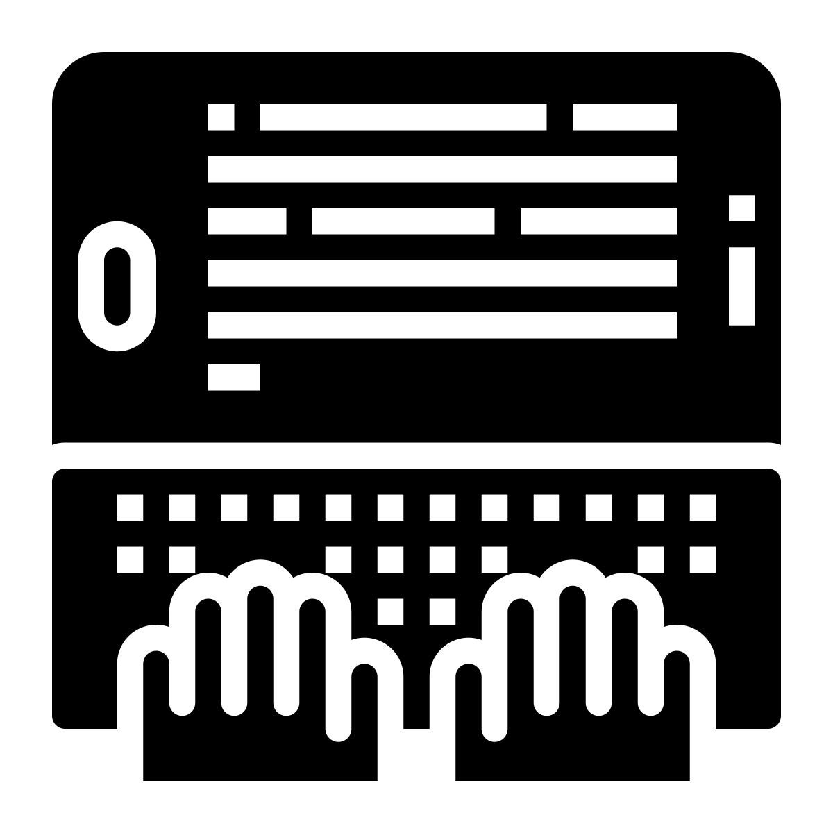 gefüllt sprechblase mit punkten icon