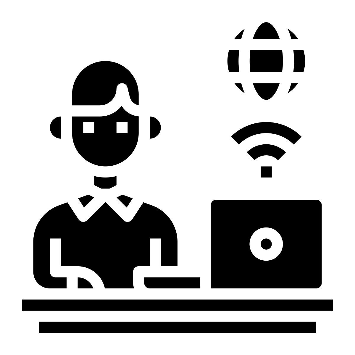 work from home icon