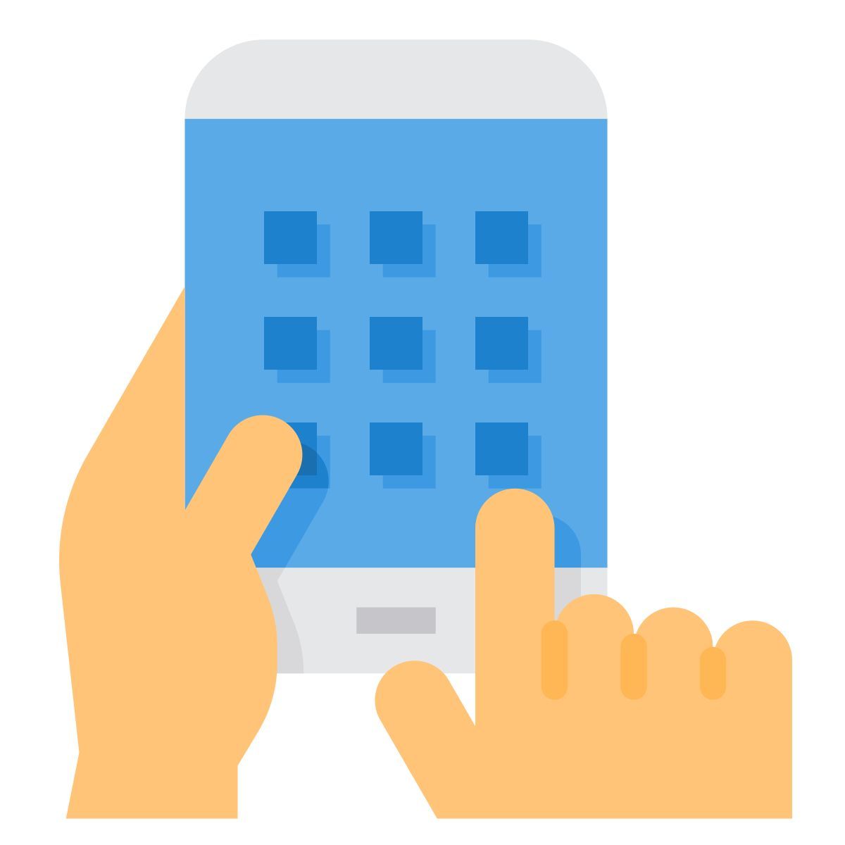 smartphone password icon
