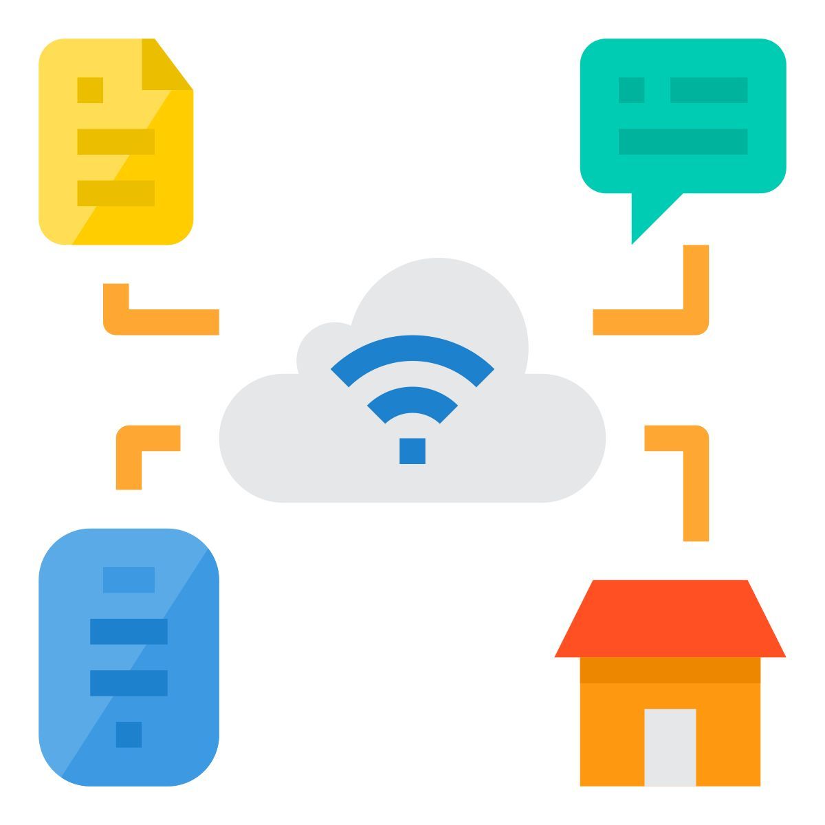 cloud data icon