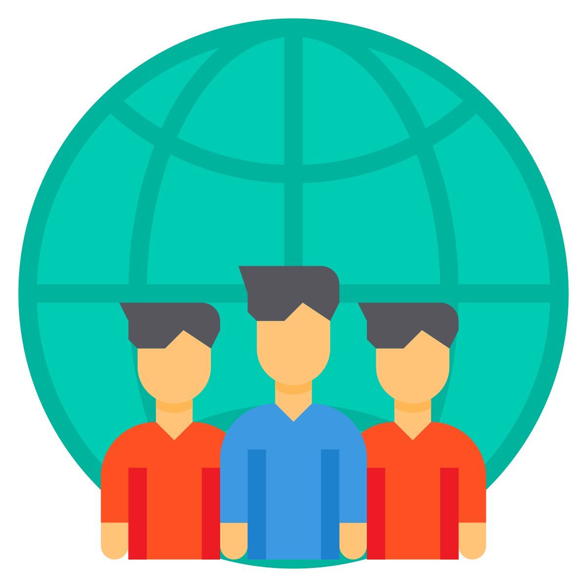 global collaboration icon