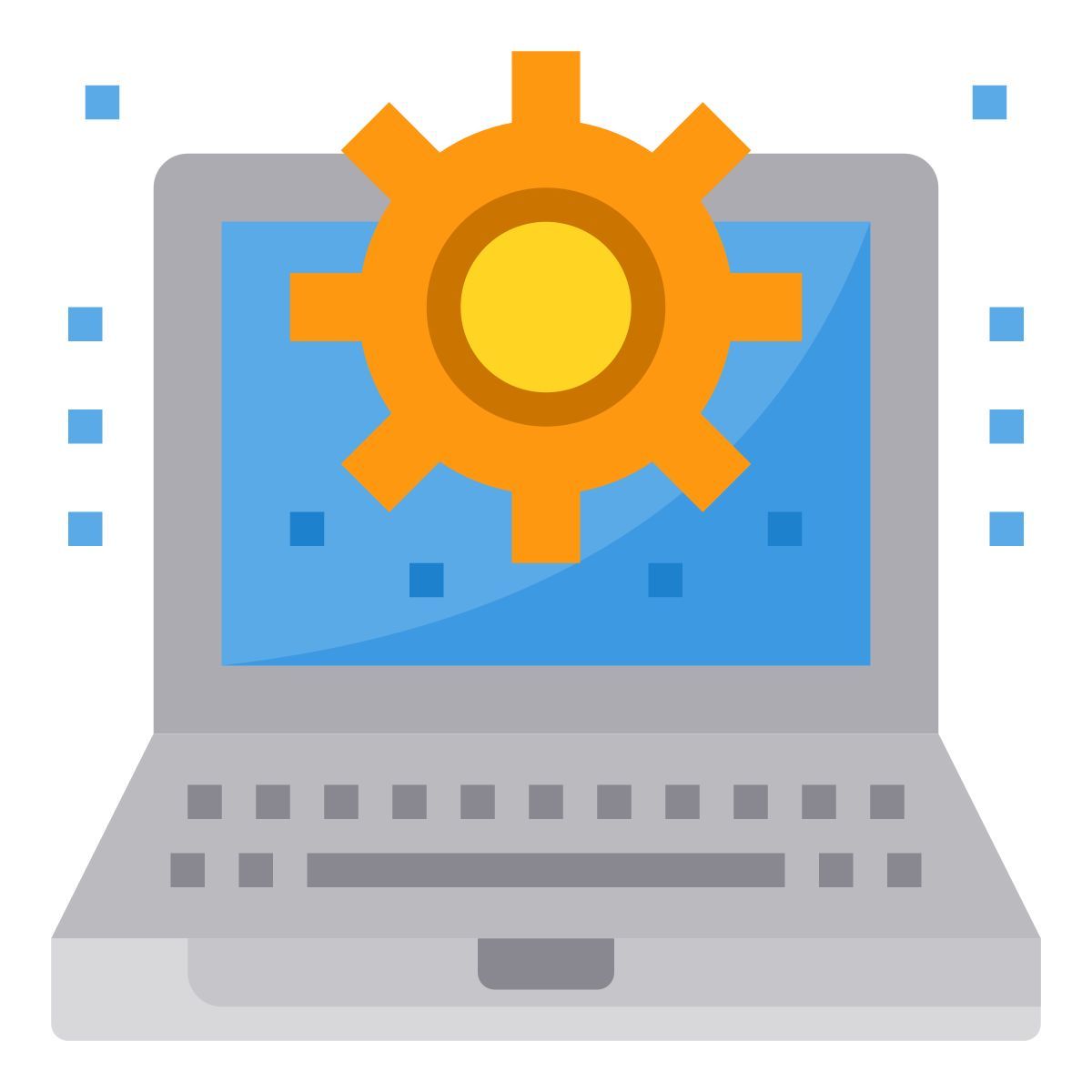 configuration de l'ordinateur portable icon