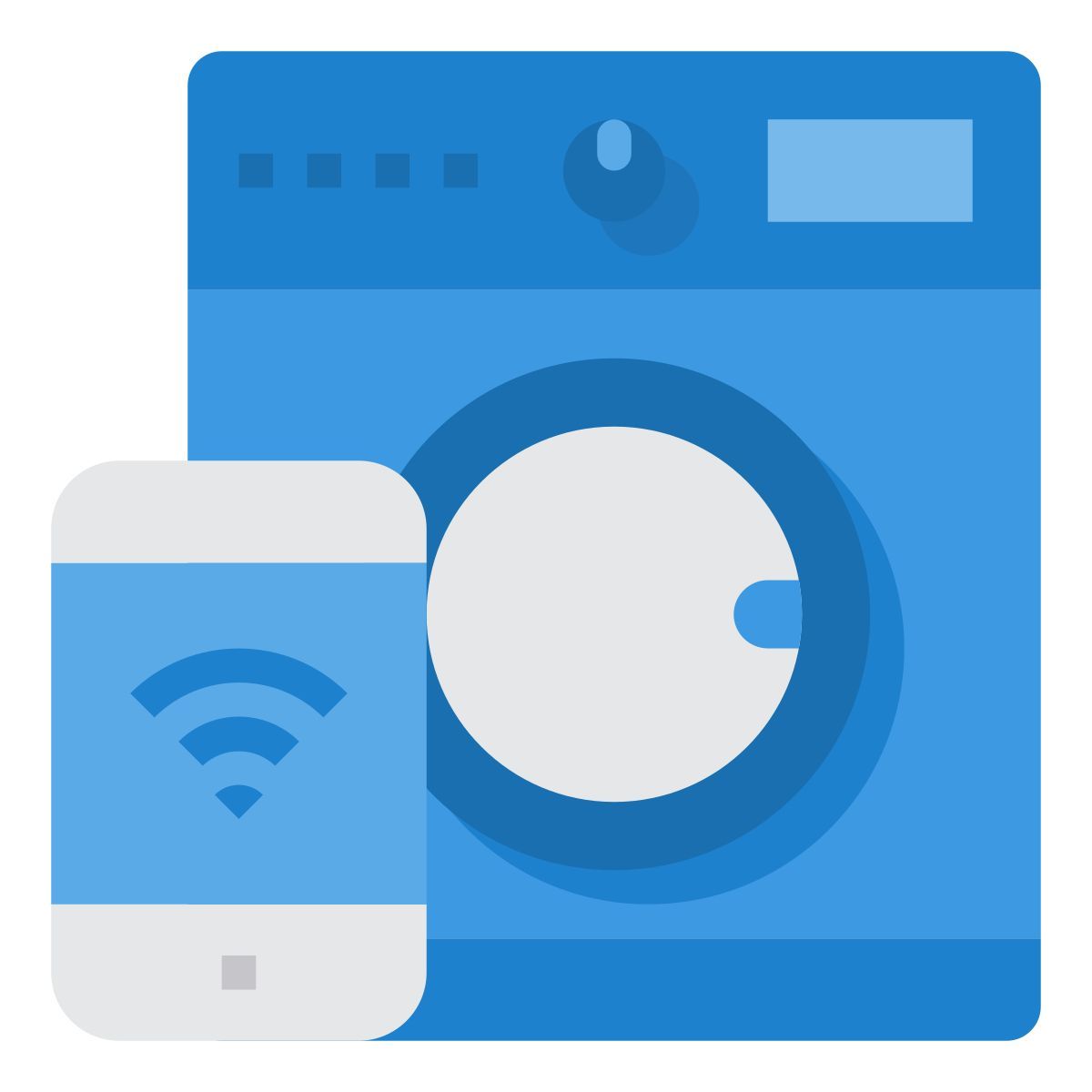 smart washing machine icon
