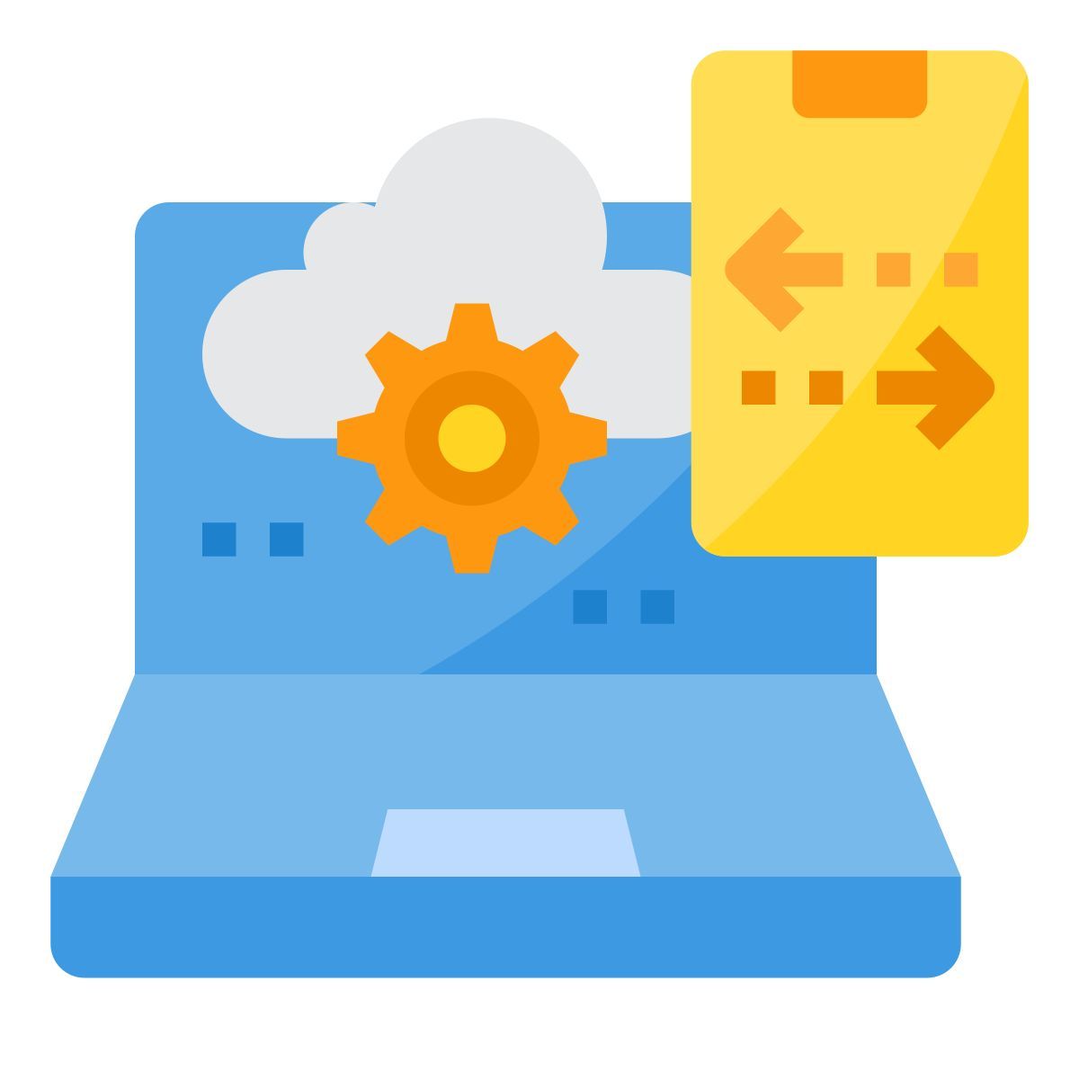 data transfer icon