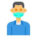 external boy-avatar-with-medical-mask-itim2101-flat-itim2101-5 icon