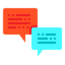 external chat-speech-bubble-itim2101-flat-itim2101-20 icon