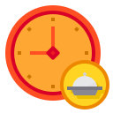 external clock-food-delivery-itim2101-flat-itim2101 icon