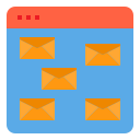 external email-contact-and-message-itim2101-flat-itim2101-2 icon