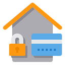 external key-card-home-security-itim2101-flat-itim2101 icon