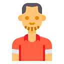 external man-avatar-itim2101-flat-itim2101-5 icon