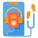 external music-player-mobile-technology-itim2101-flat-itim2101 icon