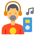 external musician-life-style-avatar-itim2101-flat-itim2101 icon