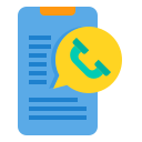 external phone-call-contact-and-message-itim2101-flat-itim2101 icon
