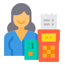 external point-of-service-accounting-itim2101-flat-itim2101 icon