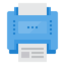 external printer-school-stationery-itim2101-flat-itim2101 icon