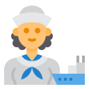 external sailor-female-occupation-avatar-itim2101-flat-itim2101 icon