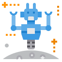 external space-robot-space-and-galaxy-itim2101-flat-itim2101 icon