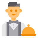 external waiter-male-occupation-avatar-itim2101-flat-itim2101 icon
