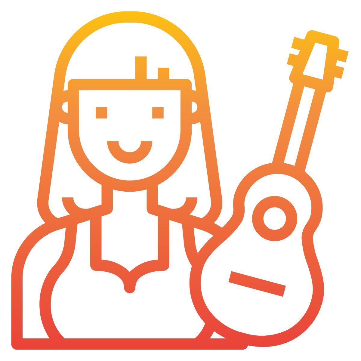 guitar player icon