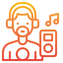 external musician-life-style-avatar-itim2101-gradient-itim2101 icon