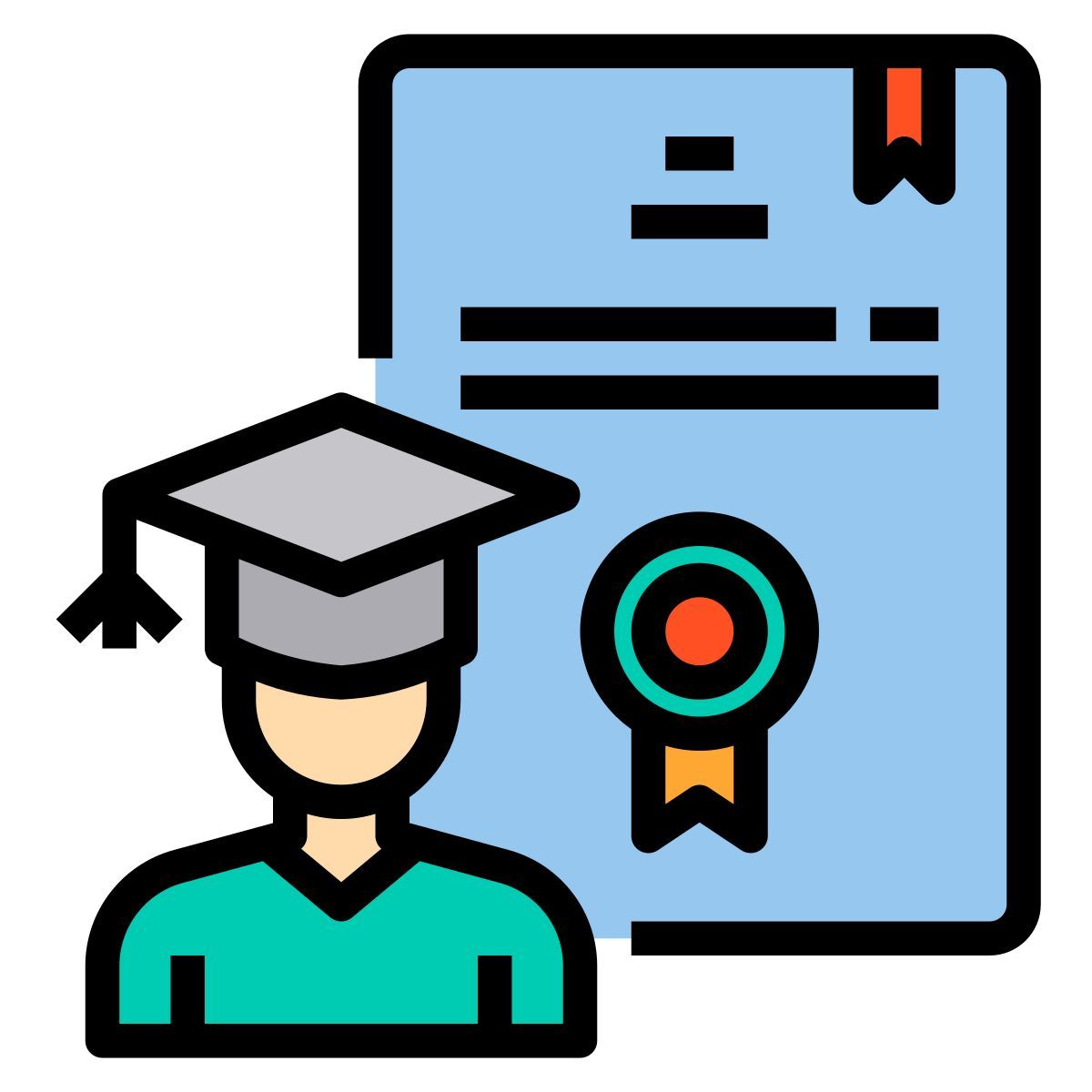 étudiant femme icon