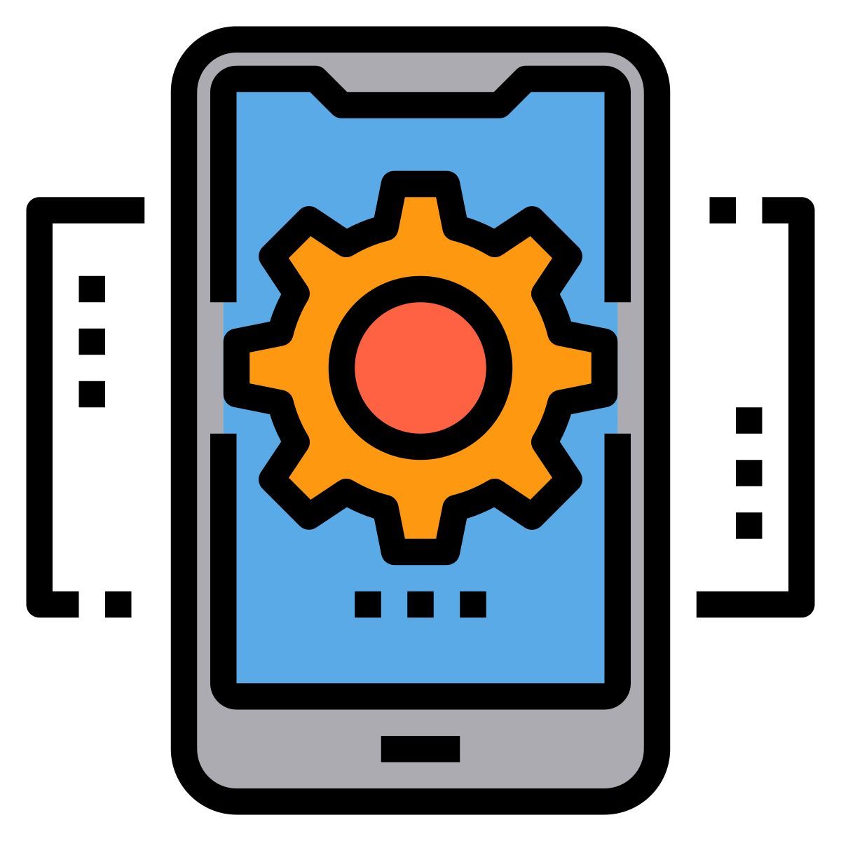 configurações móveis icon
