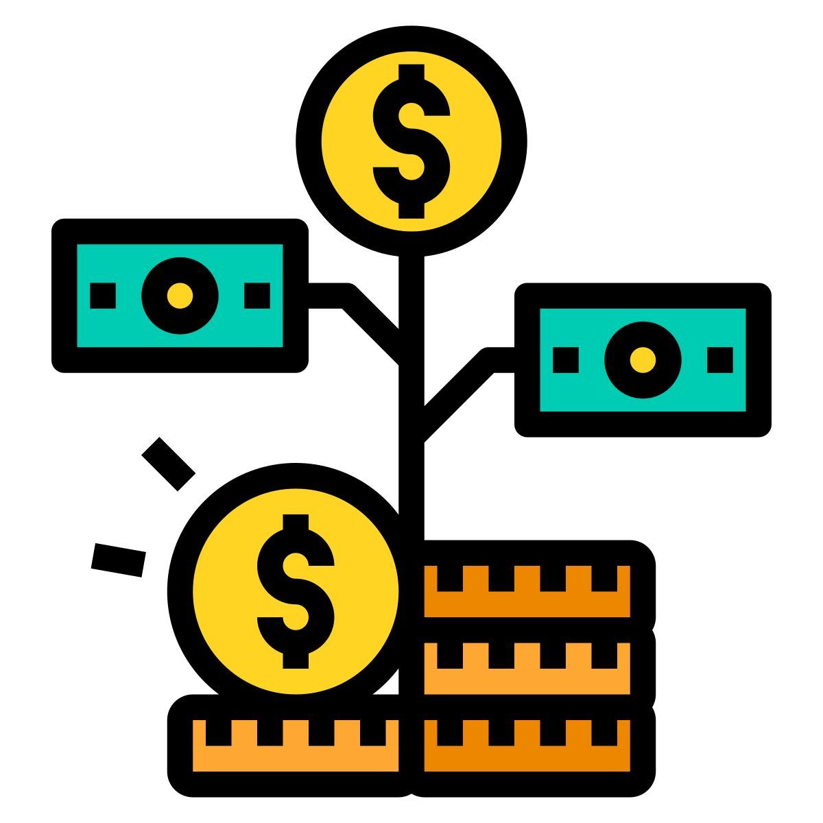 financial growth icon