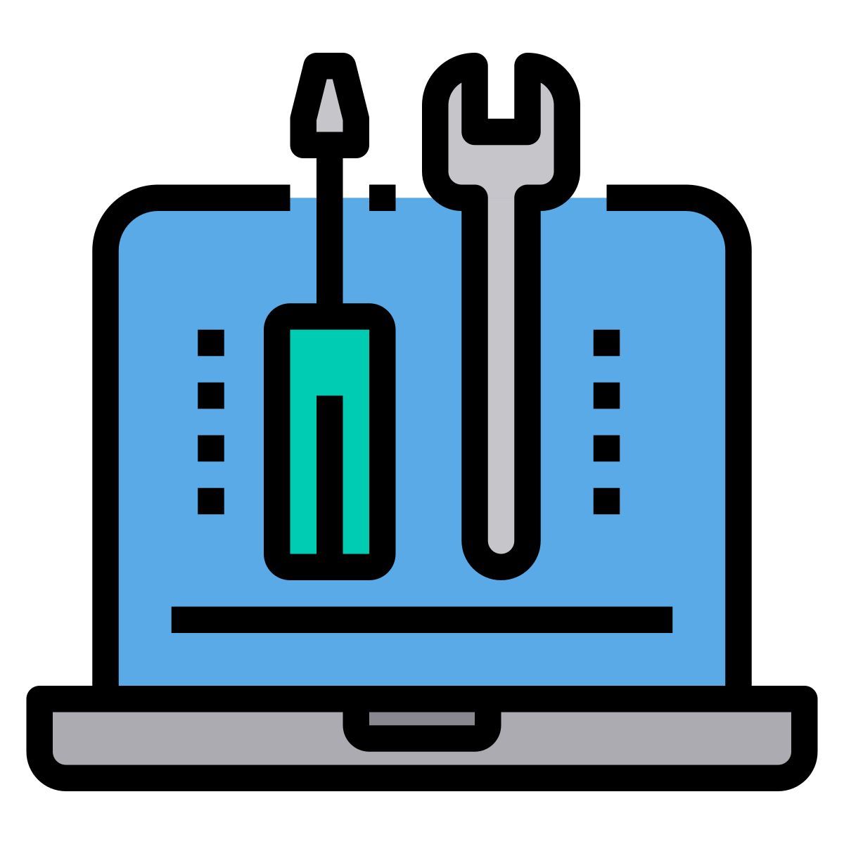 paramètres de l'ordinateur portable icon