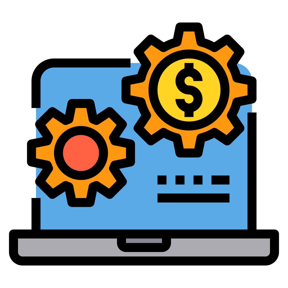 configuration de l'ordinateur portable icon