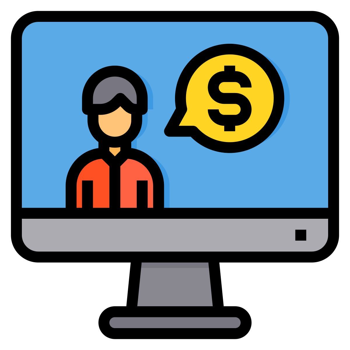 customer support agent icon