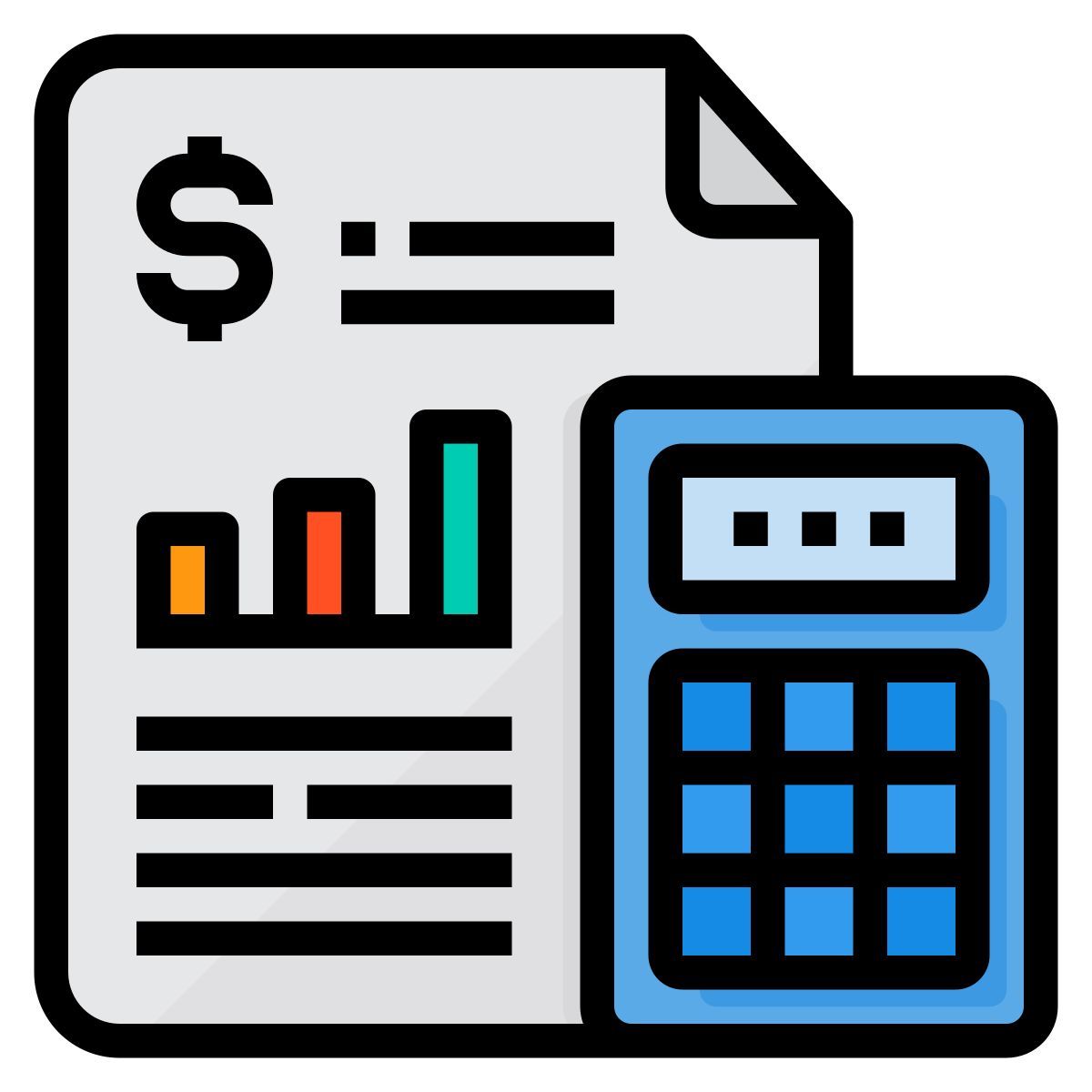 financial analytics icon