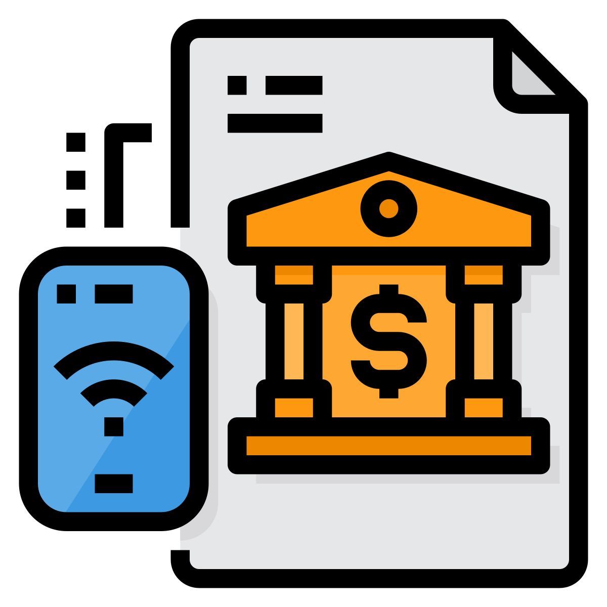 mobile banking icon