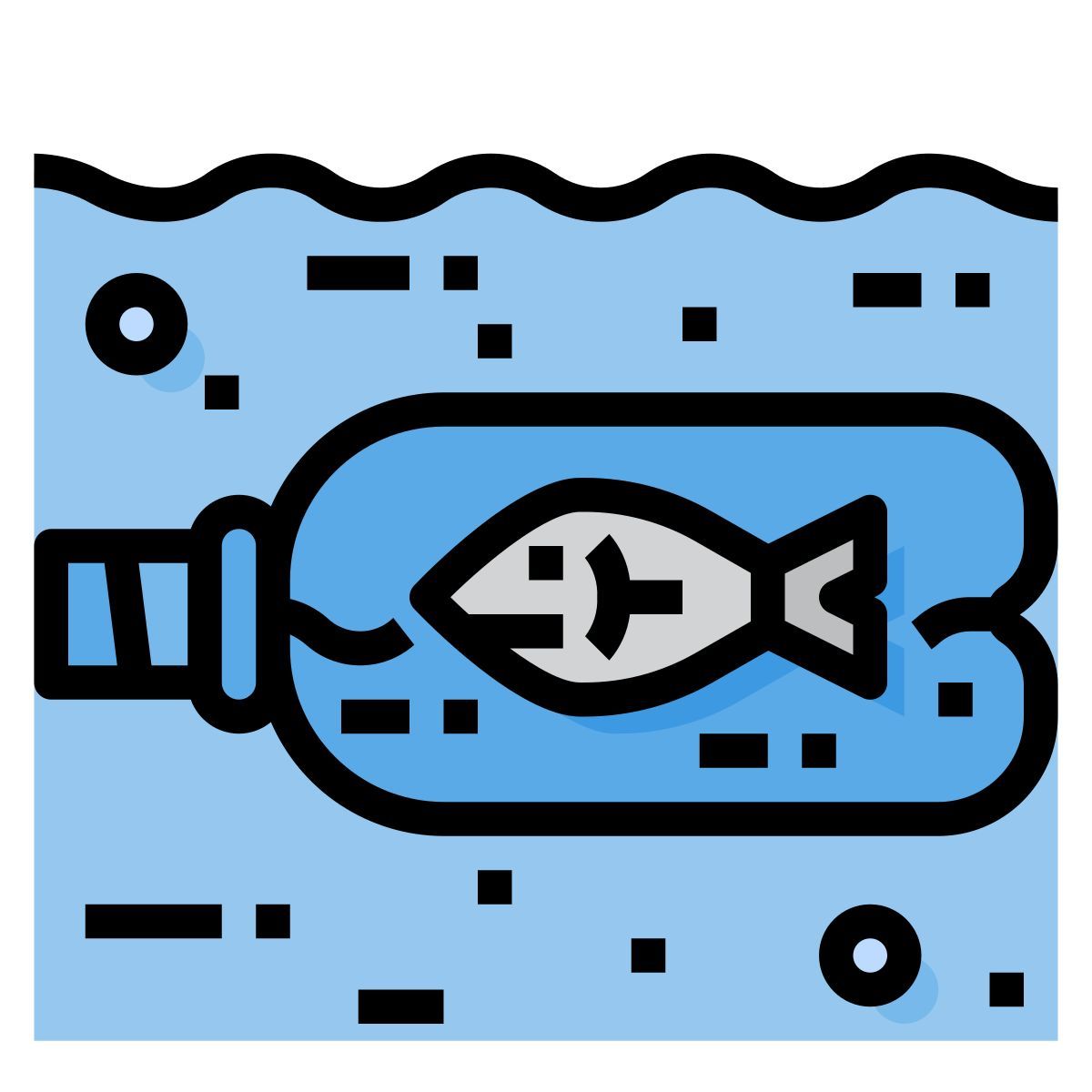 water pollution icon