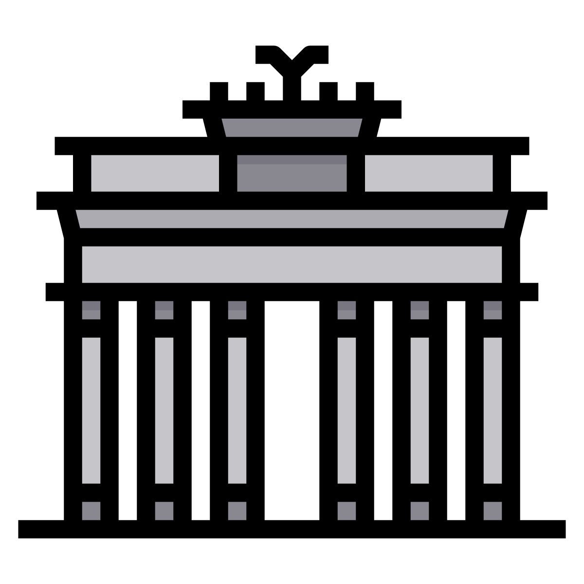 puerta de brandenburgo icon
