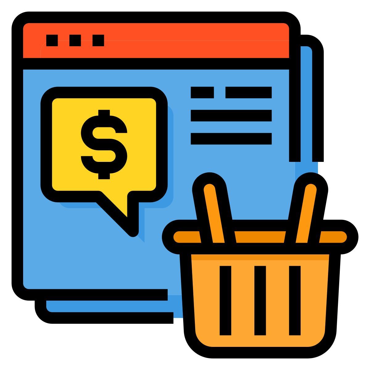 online shopping icon