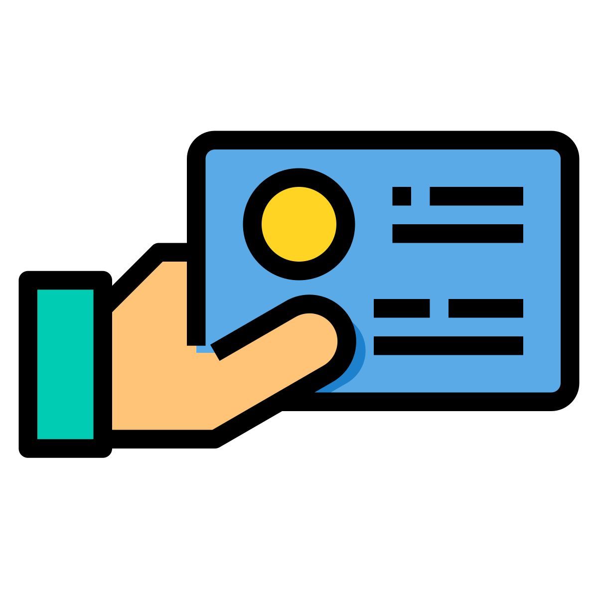 business card icon