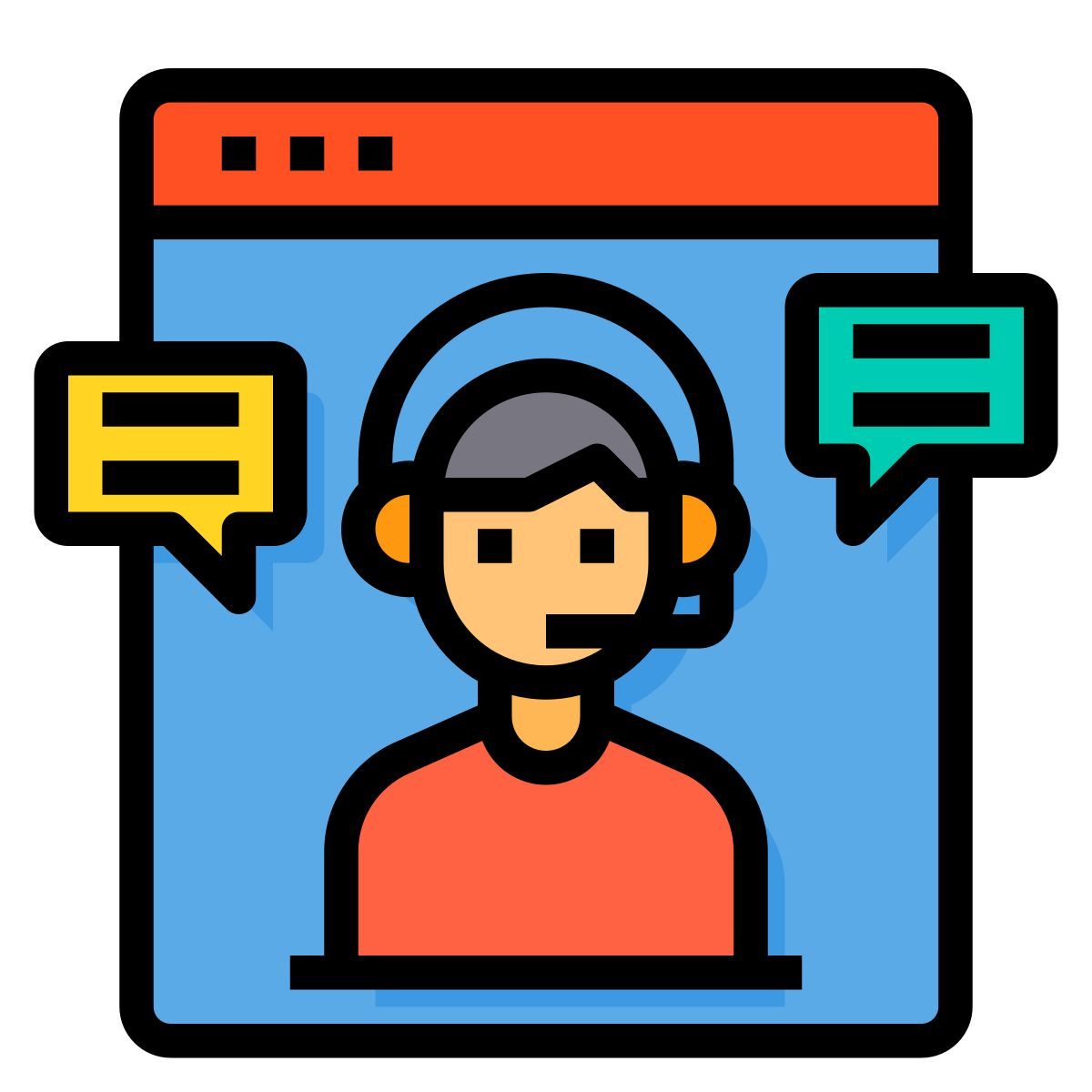 Agente del centro de llamadas icon
