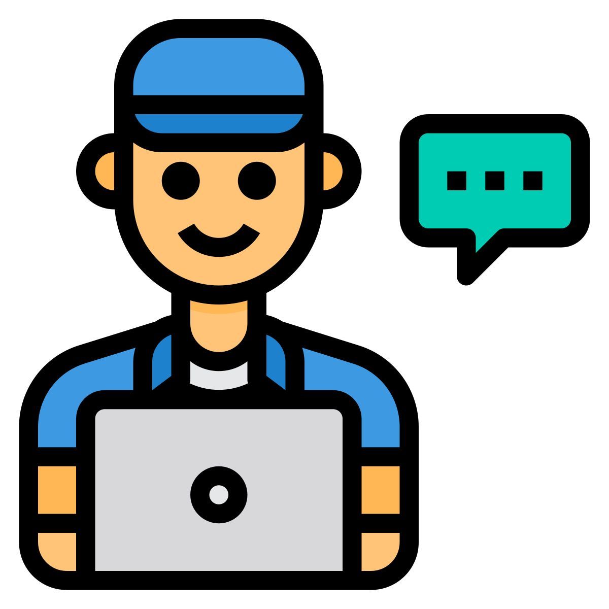 customer support agent icon