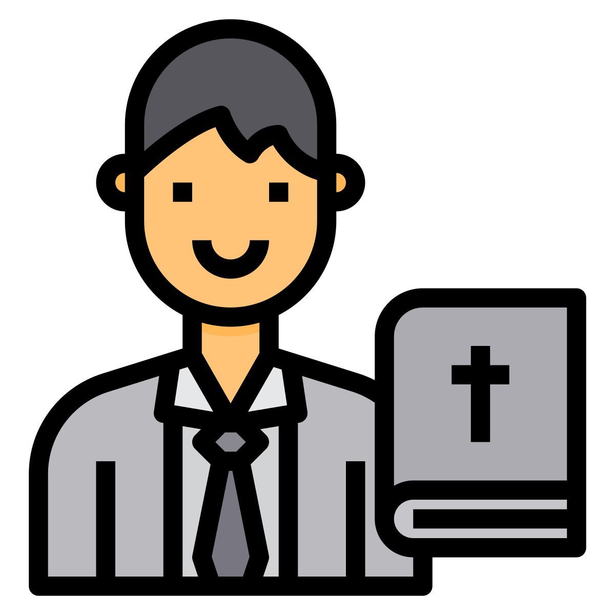 clergyman icon
