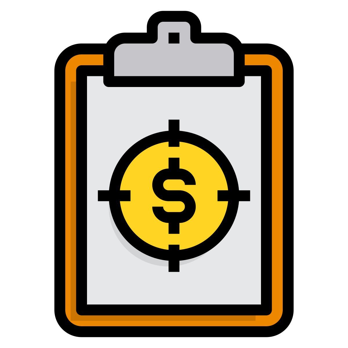 financial target icon