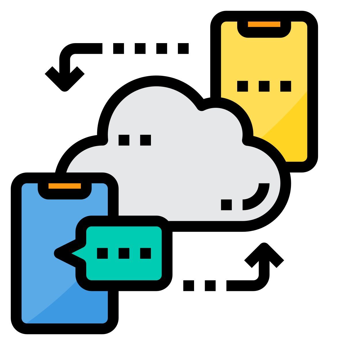 data transfer icon