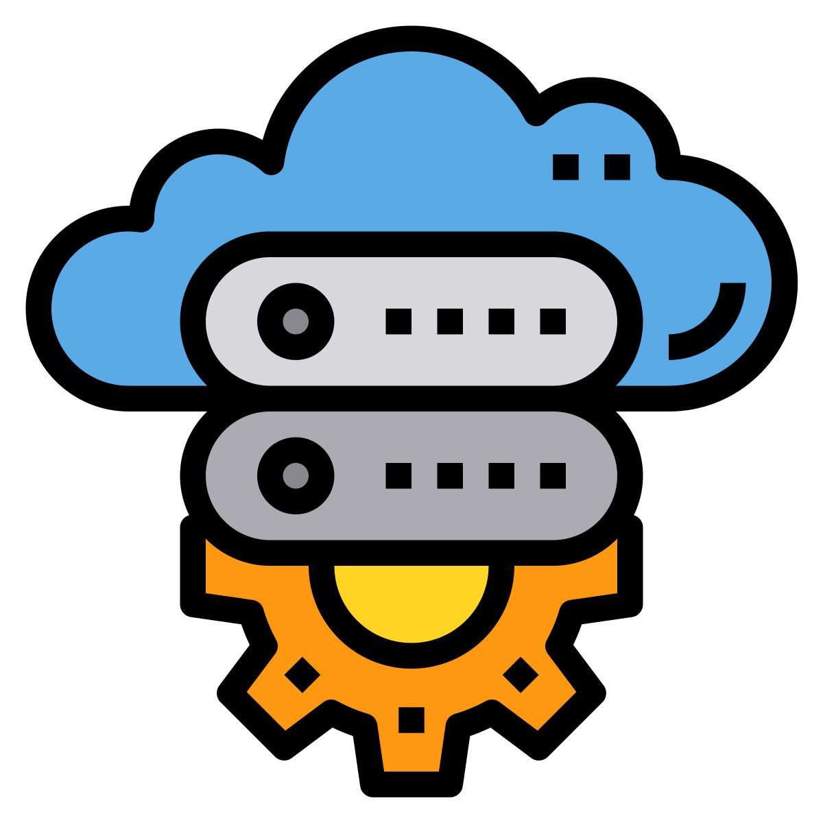 cloud database settings icon